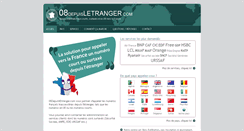 Desktop Screenshot of 08depuisletranger.com